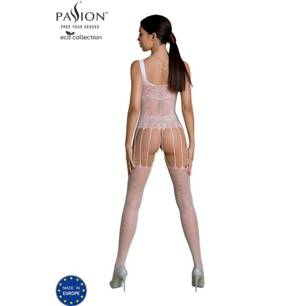 PASSION - ECO COLLECTION BODYSTOCKING ECO BS001 WHITE 2